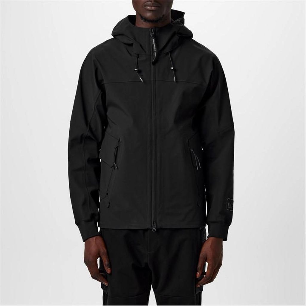 CP Company Metroshell Hooded Jacket - Black